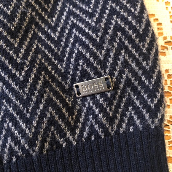 Hugo Boss Navy Sweater - Picture 3 of 4